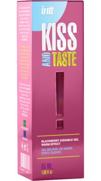 Żel intymny do całowania Intt Releases 55 ml o smaku jeżynowym i z efektem ciepła