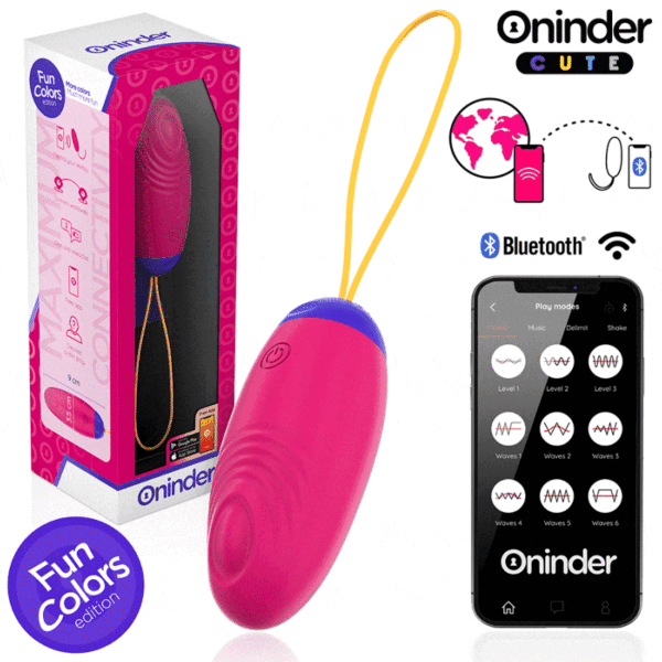 Silikonowy wibrator jajeczko ONINDER CUTE