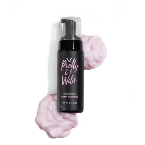 Opakowanie z pompką spieniającą żelu pod prysznic Foaming Shower Gel Pretty But Wild od Secret Play, 200 ml