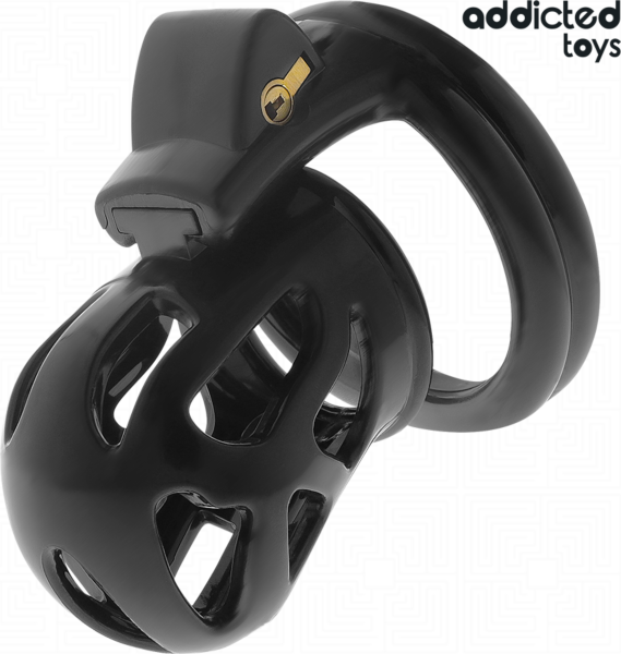 Klatka cnoty Addicted Toys Locked 7,5 cm z pierścieniami i kluczami