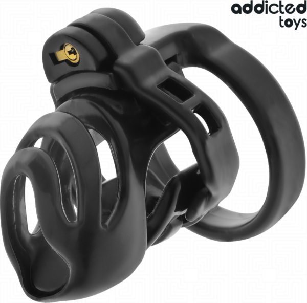 Klatka cnoty Addicted Toys Locked Eternal Lock z częścią bazową, pierścieniami i kluczami