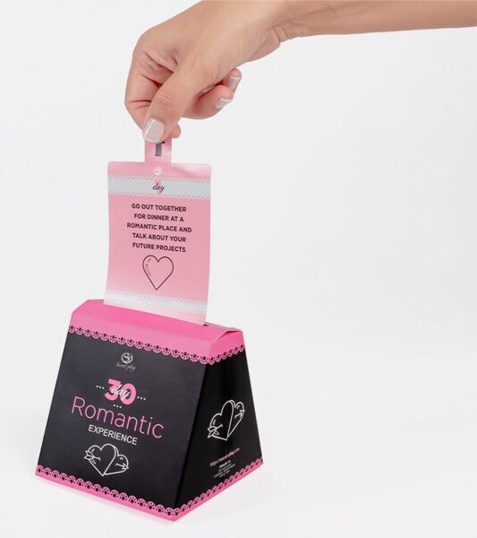 Gra karciana Secret Play 30 días Romantic Experience z kartami wyzwań