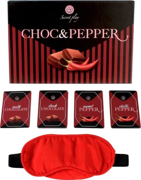 Gra karciana Secret Play Choc & Pepper z kartami czekoladowymi i pikantnymi