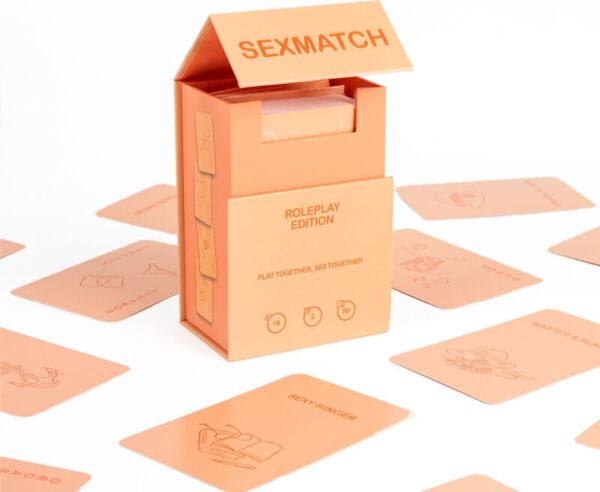 Gra karciana dla par Secret Play Sexmatch Roleplay Edition wraz z pudełkiem