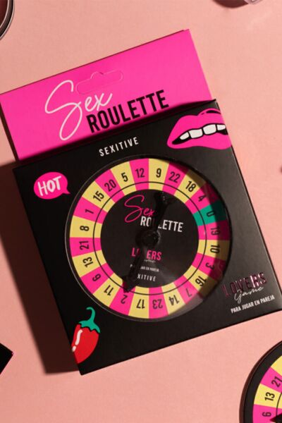 Gra erotyczna Sex Roulette Lovers Game marki Sexitive z obrotową strzałką