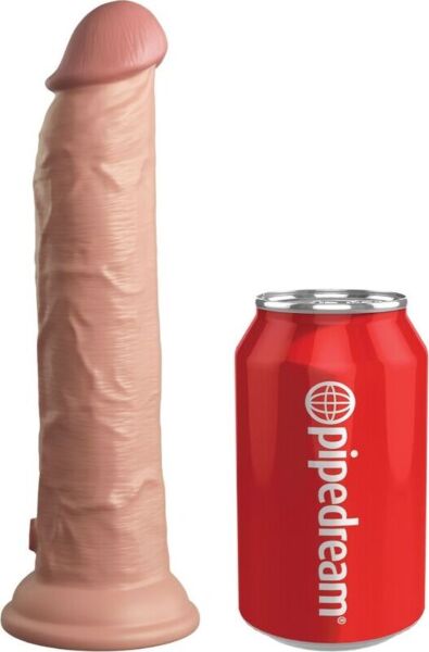 Silikonowe dildo realistyczne King Cock Elite z przyssawką u podstawy