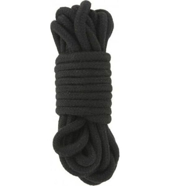 Zestaw BDSM ToyJoy Amazing Bondage Sex Toy Kit w kolorze czarnym, z kajdankami, opaską na oczy, bacikiem, klamerkami, knebel, obrożą i sznurem