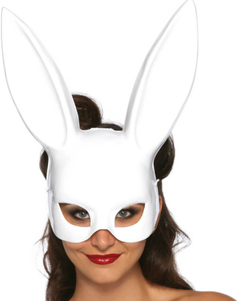 Maska królika Leg Avenue Masquerade Bunny Rabbit z długimi uszami i elastyczną gumką