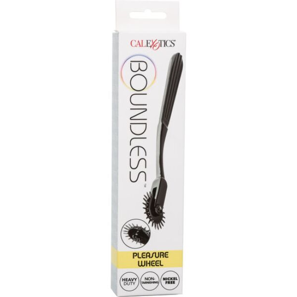 Radełko Wartenberga CalExotics Boundless Pleasure Wheel w kolorze czarnym, z kółkiem z 22 kolcami