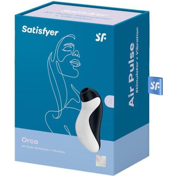 Stymulator ssący łechtaczki Satisfyer Orca w kształcie orki