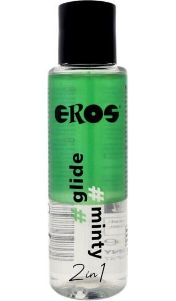 Butelka 100 ml lubrykantu EROS 2 w 1 Glide Minty