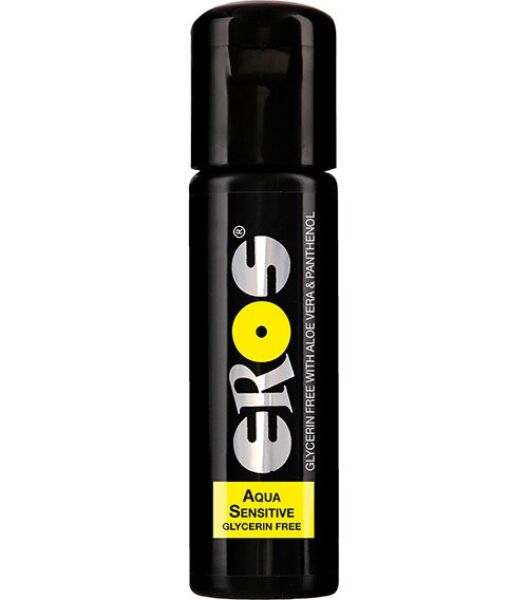 Butelka 100 ml lubrykantu Eros Aqua Sensitive Glycerin Free