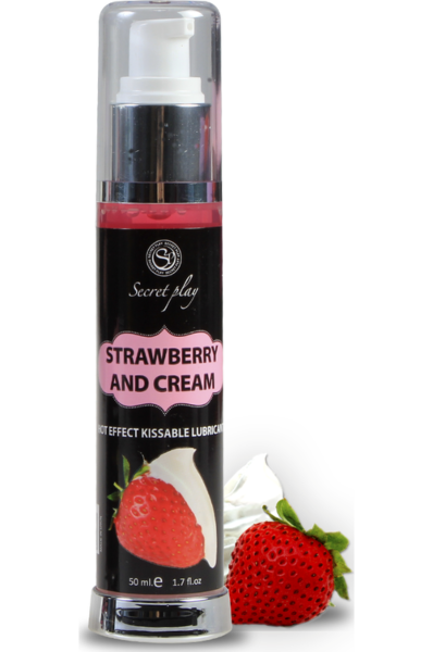 Lubrykant 2 w 1 z efektem ciepła Secret Play, 50 ml, w opakowaniu airless