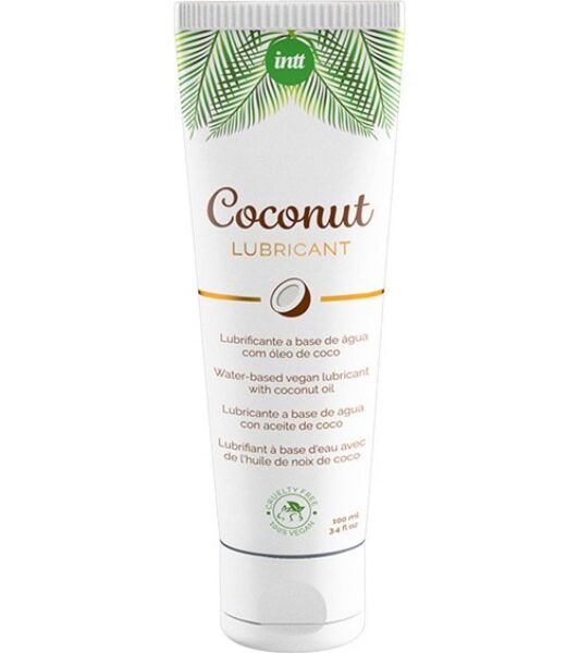 Opakowanie 100 ml lubrykantu na bazie wody INTT Vegan Coconut