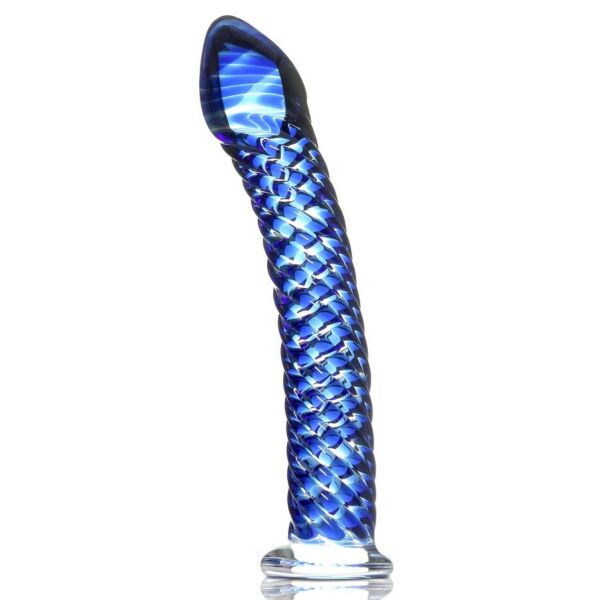Dildo szklane Pipedream Icicles N. 29 z dmuchanego szkła