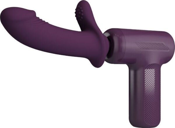 Masażer typu pistolet Pretty Love BW-055028 w kolorze fioletowym