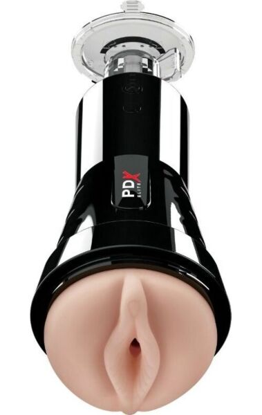 Masturbator PDX Elite Cock Compressor od Pipedream z obudową i przyssawką