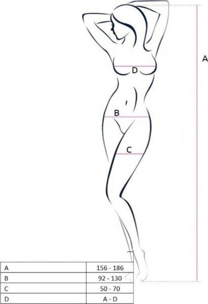 Bodystocking z siateczki Passion BS056