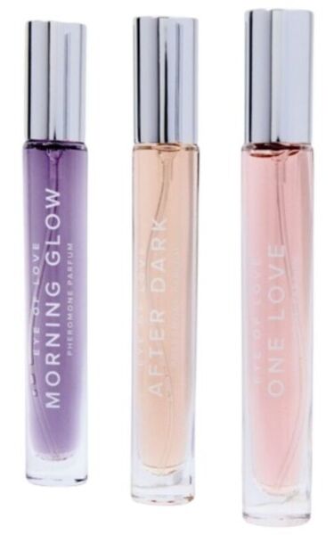Zestaw perfum z feromonami Eye Of Love EOL PHR Set/3 z trzema flakonami po 10 ml