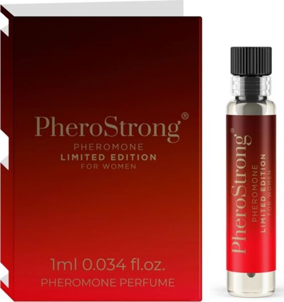 Flakonik perfum z feromonami PheroStrong Limited Edition For Women o pojemności 1 ml