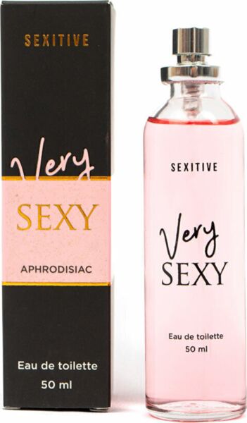 Szklany flakon perfum Sexitive Very Sexy 50 ml z atomizerem