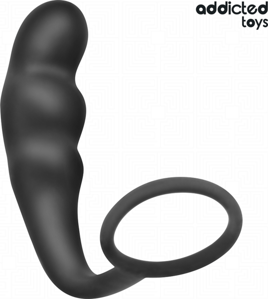 Korek analny Addicted Toys Modelo 4 z pierścieniem na jądra