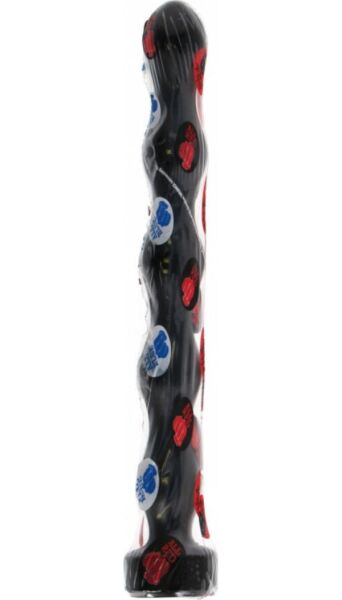 Korek analny All Black AB69 Hoser, 32 cm, o zmiennej szerokości