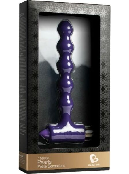 Wibrujący korek analny Rocks-Off Petite Sensations Pearls