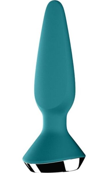 Wibrujący korek analny Satisfyer Plug-ilicious 1 o stożkowym kształcie i z szeroką podstawą