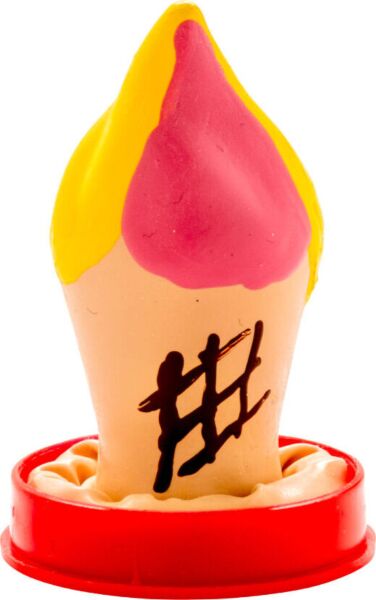 Prezerwatywa dekoracyjna Condomerie Helado, ręcznie malowana