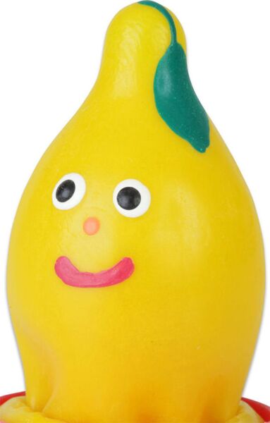 Ręcznie malowana ozdobna prezerwatywa Condomerie Lemon