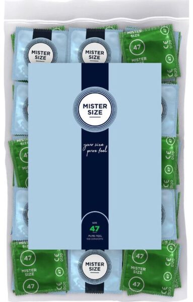 Pudełko prezerwatyw Mister Size, 100 sztuk