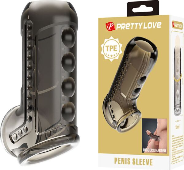 Nakładka na penisa Pretty Love Textured Penis Sheath