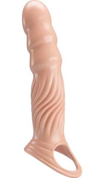 Realistyczna nakładka na penisa Pretty Love BI-026263H z paskiem na jądra