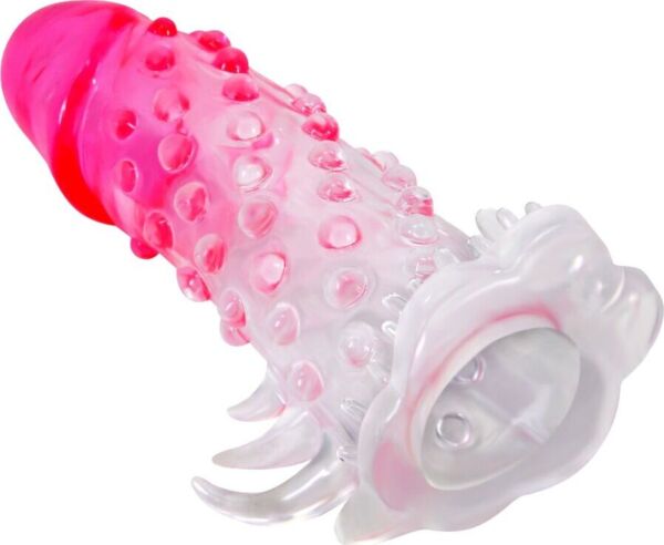 Nakładka na penisa Pretty Love BI-026203-1 ze stymulatorem analnym