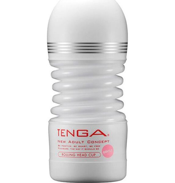 Masturbator Tenga Rolling Head Cup, jednorazowy, w kształcie harmonijki