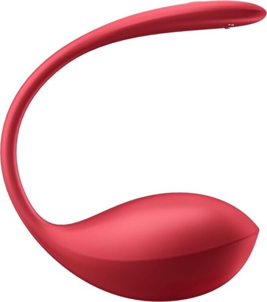 Czerwony wibrator Satisfyer Shiny Petal o elastycznej konstrukcji