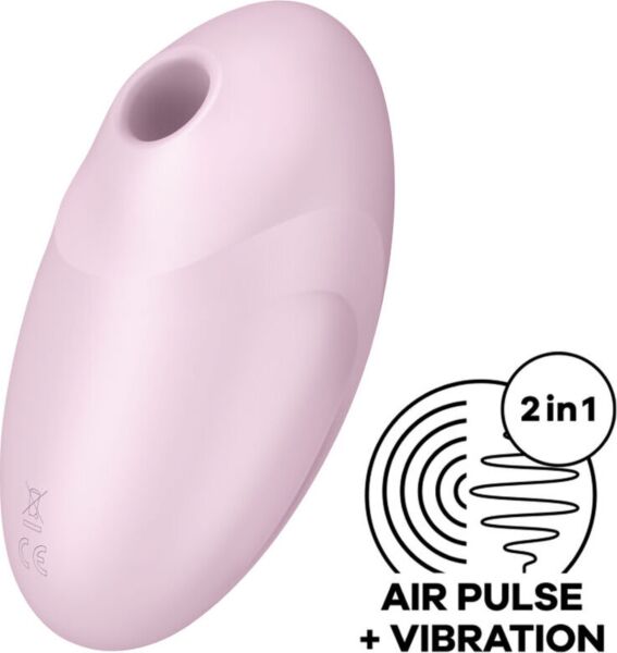 Stymulator ssący łechtaczki Satisfyer Vulva Lover 3, owalny i kompaktowy