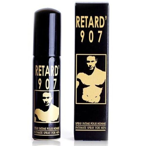 Opakowanie sprayu opóźniającego RUF Retard 907 o pojemności 25 ml