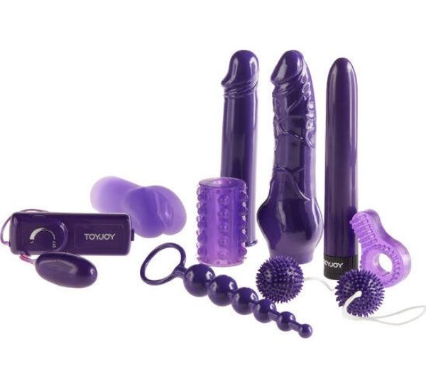Zestaw zabawek Just For You Mega Purple i jego elementy