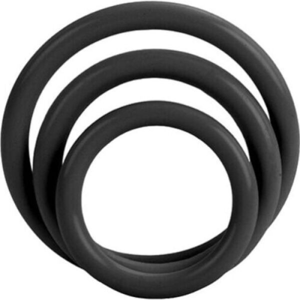 Zestaw trzech pierścieni erekcyjnych CalExotics Tri-Rings w trzech rozmiarach