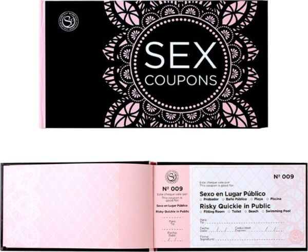 Kupony sensualne Secret Play Sex Coupons z 50 kuponami