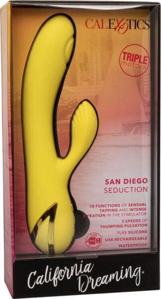 Wibrator punktu G California Dreaming San Diego Seduction marki CalExotics ze stymulatorem łechtaczki
