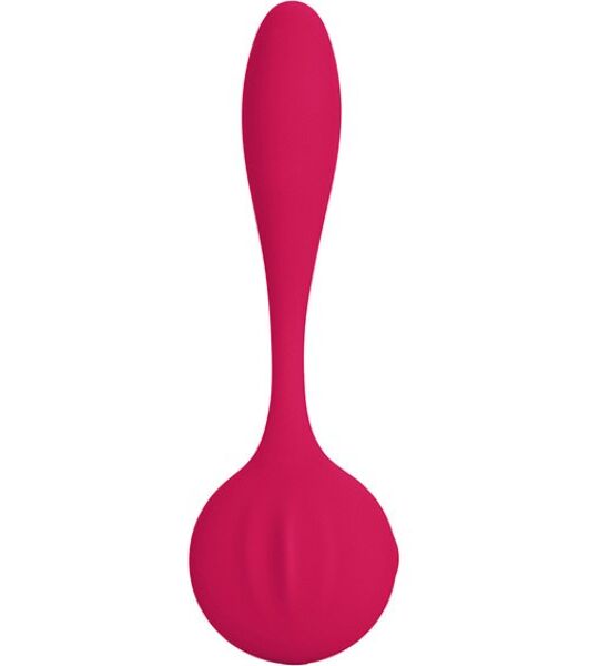 Czerwony wibrator Calexotics Silhouette S8 Red o zakrzywionym, elastycznym kształcie