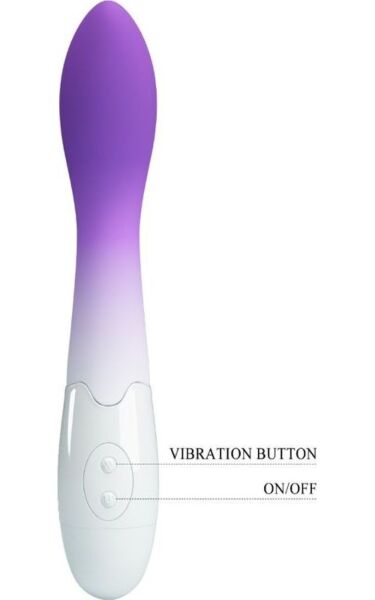 Wibrator punktu G Pretty Love BI-014220-A6 z wygiętą, zaokrągloną końcówką