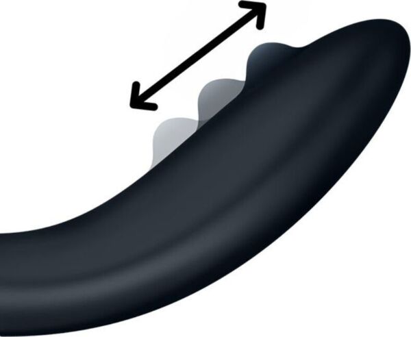 Wibrator punkt G Satisfyer Rrrolling Explosion w kolorze czarnym, z kulką w główce