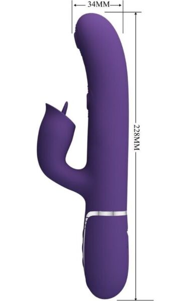 Wibrator rabbit Pretty Love Rabbit Licking w kolorze fioletowym