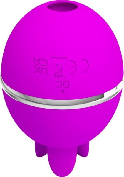 Wibrator Pretty Love Gemini Ball w kształcie kuli z elastycznymi języczkami