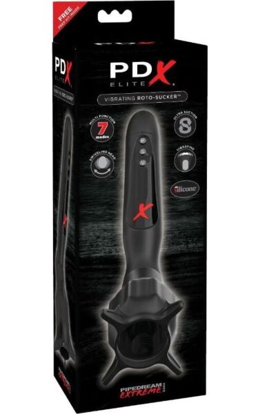 Masturbator Pipedream PDX Elite Roto-Sucker z wibracją i ssaniem