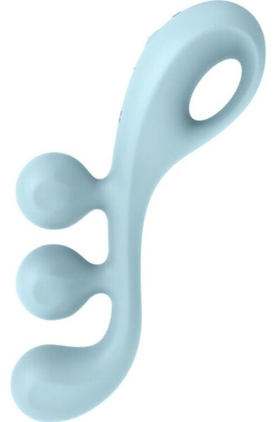 Wibrator Satisfyer Tri Ball 2 w kolorze niebieskim, z trzema kulkami i pierścieniem do trzymania